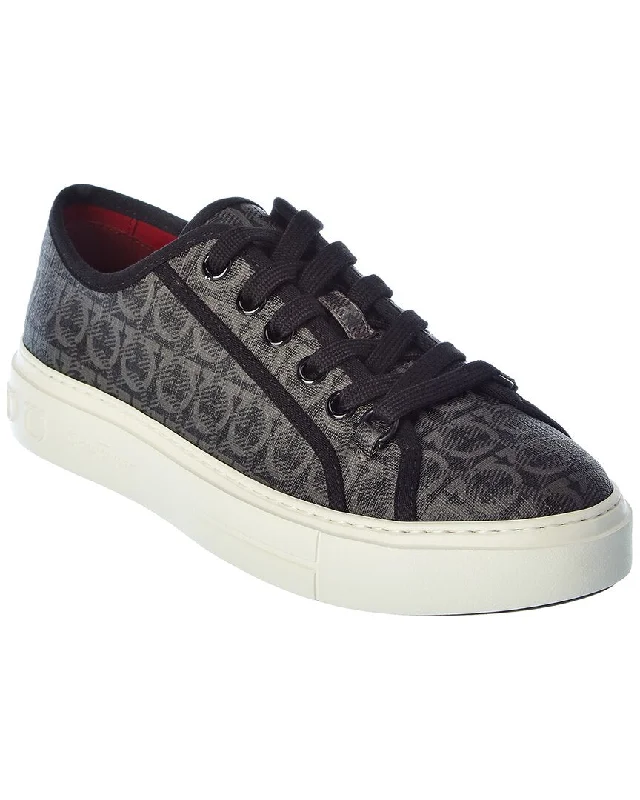 Men's Modern Shoes Ferragamo Anson Leather Sneaker