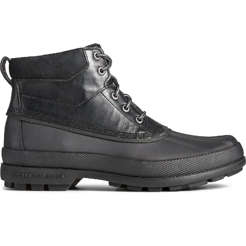 Men's Seamless Design Boots Sperry Men's Cold Bay Chukka in Black