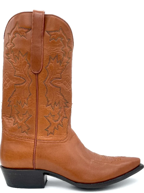 Men's Classic Boots Buffalo & Calf Cognac Tres Outlaws Men's Classic 483