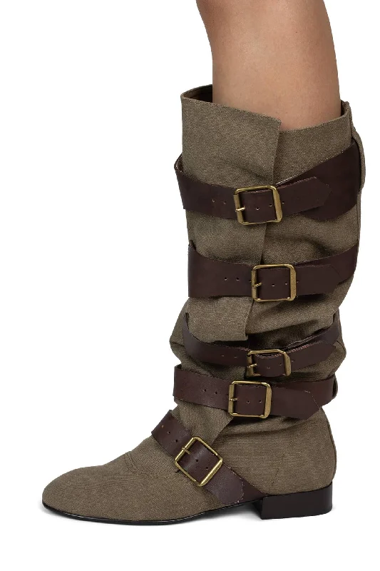 Olive Fabric Brown