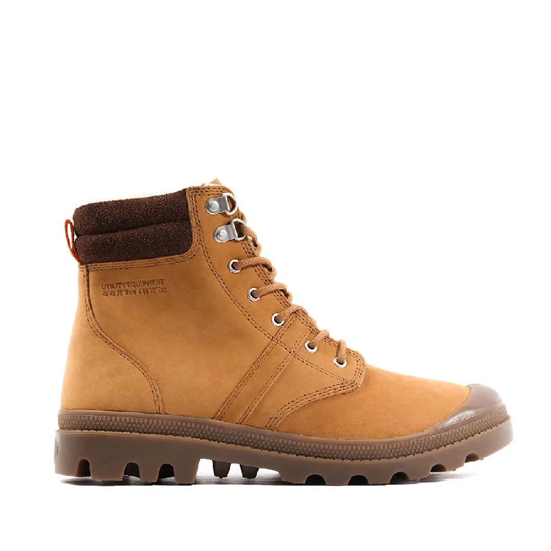 Men's Elegant Shoes Palladium Men's Pallabrousse Sport Cuff WP+ in Apple Cinnamon