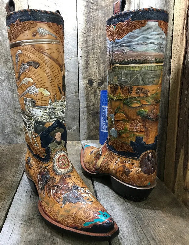 Men's Fashionable Boots Buffalo Bill Center Of The West - Men Collection Boot  4204