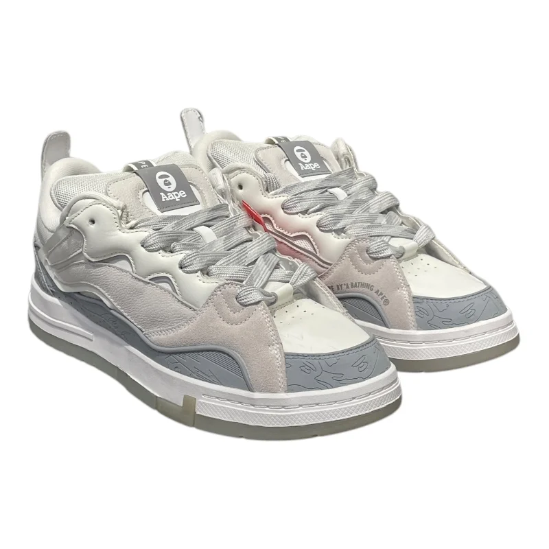Men's Adaptive Fit Boots AAPE BY A BATHING APE/LI-NING/Low-Sneakers/US 11/Leather/GRY/SUPERWAVE GOLDEN