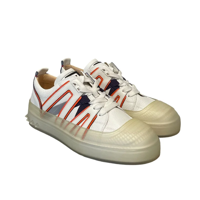 Men's Classic Shoes Christian Louboutin/Low-Sneakers/EU 40/Leather/WHT/VIVA VIDA