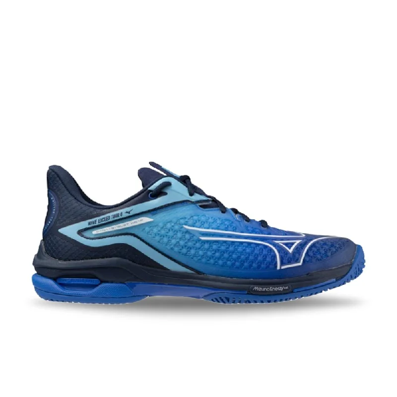 Men's Ultra-Light Boots Mizuno Men's Wave Exceed Tour 6 AC - Mugen Blue/White