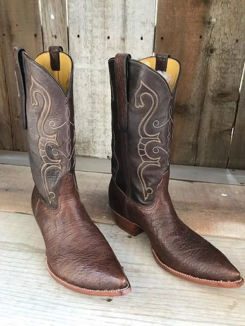 Stylish Shoes For Men Buffalo Choco   Seamless Tres Outlaws Men's Classic Boot 4243@
