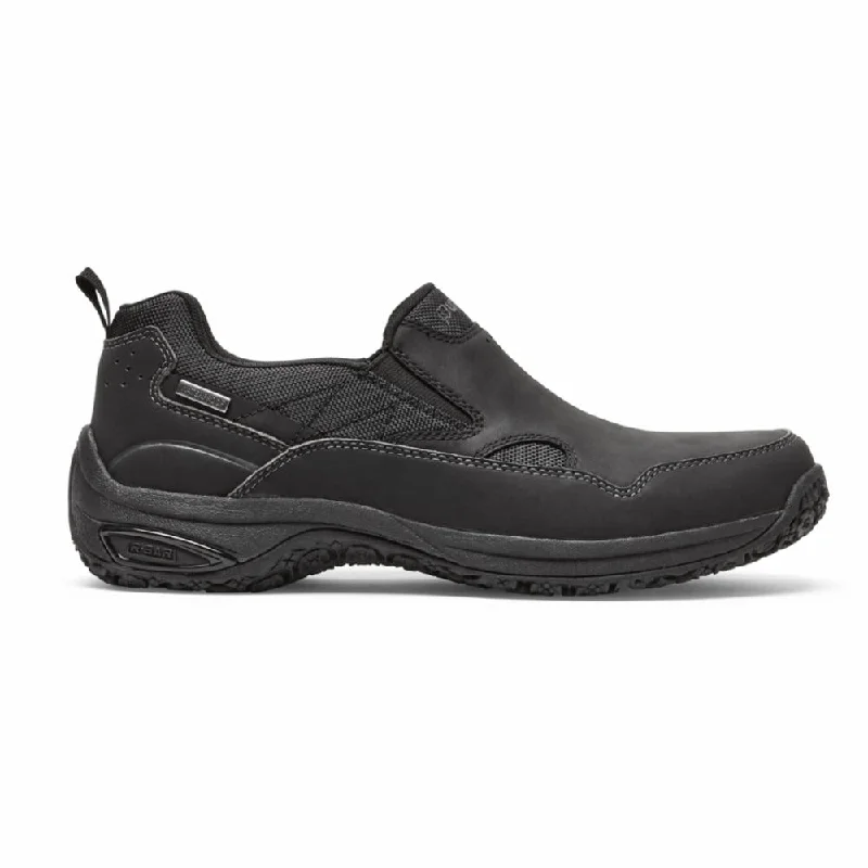 Men's Cushioned Boots Dunham Men's Cloud Plus Slip On Ludlow Black 2E