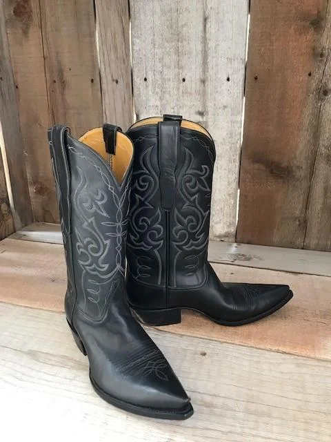 Men's Versatile Shoes Spanish Calf Black Tres Outlaws Men's Classic  Boot 3796@