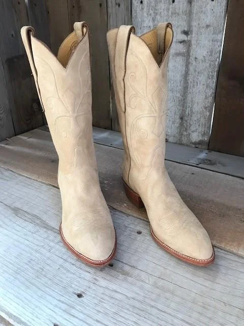 Men's Modern Shoes Natural Roughout Tres Outlaws Men's Classic Boot 3840@