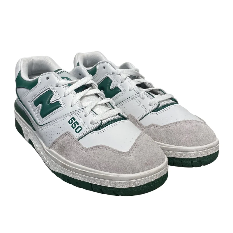 Men's Premium Boots NEW BALANCE/Low-Sneakers/US 9.5/Leather/WHT/NEW BALANCE 550