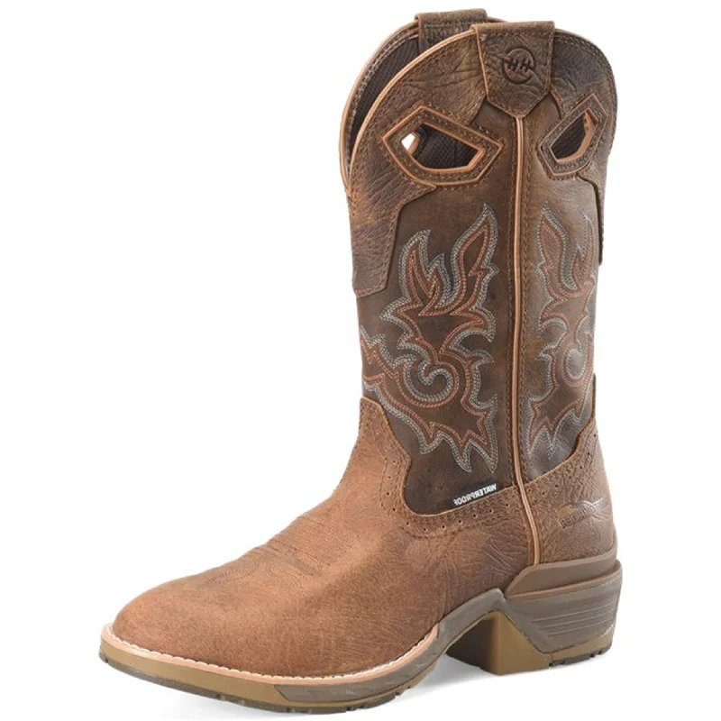 Men's Anti-Slip Boots Double H Men's Brown Vengeance H2O Boots