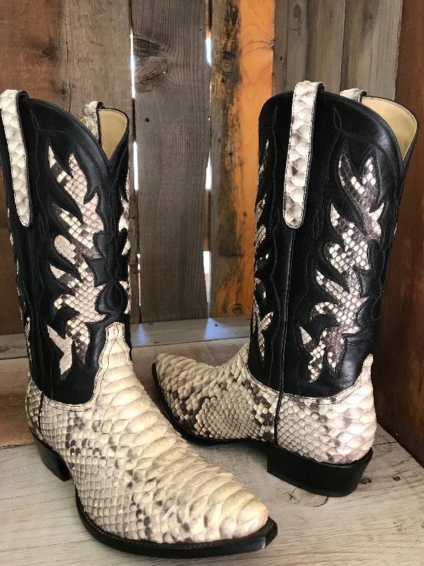 Men's Soft Shoes Natural Python Belly  Falconhead Men's Classic 4040