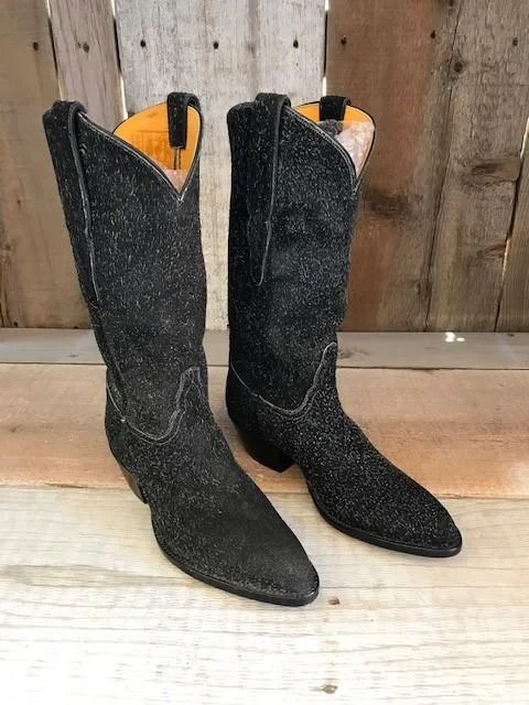 Men's Modern Shoes Speckle Roughout Black Tres Outlaws Men's Classic Boot 3371@