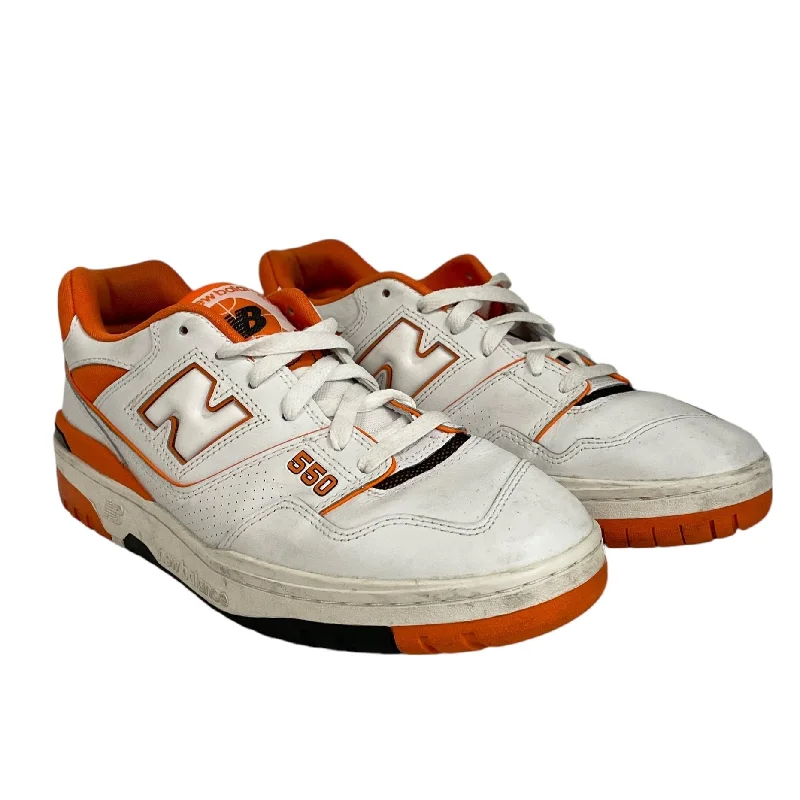 Men's Durable Boots NEW BALANCE/Low-Sneakers/US 10/Leather/WHT/550