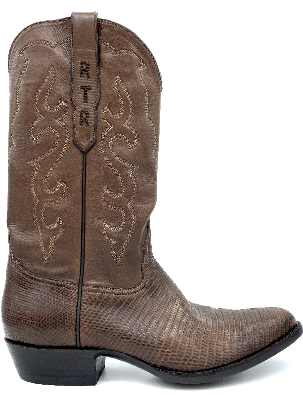 Men's Eco-Friendly Boots Vintage "RTR" Choco Lizard Tres Outlaws Men's Classic  503