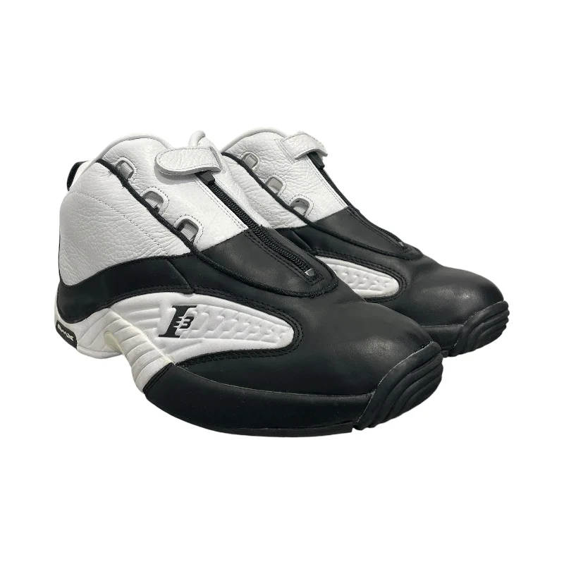 Men's Trendy Boots Reebok/Low-Sneakers/US 10.5/WHT/Answer 4 Black/White