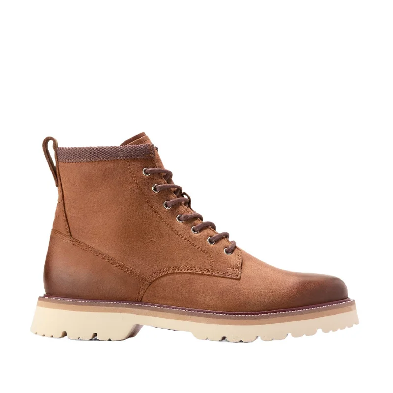 Men's Flexible Boots Cole Haan Men's American Classics Plain Toe Boot in British Tan/Alabaster