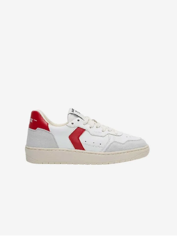 Men's Energy-Return Boots Taiga Unisex Vegan Corn Leather Retro Sneakers | Red