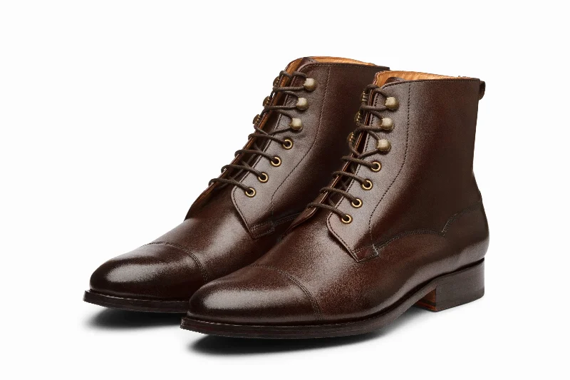 Men's Casual Shoes Derby Boot - Dark Brown