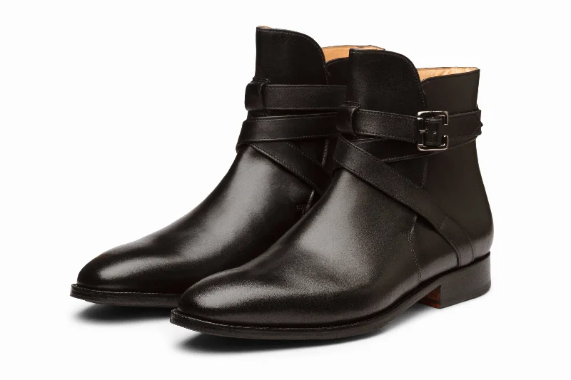 Men's Comfortable Boots Jodhpur Boot - Black