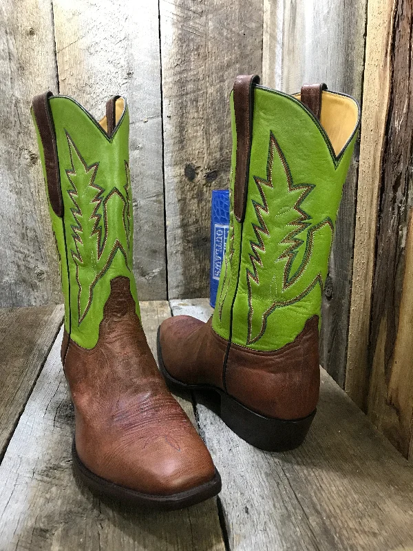 Lightweight Breathable Shoes For Men Cognac Buffalo Green Top Tres Outlaws Men's Classic 3938 * Lightweight Breathable Shoes For Men Cognac Buffalo Green Top Tres Outlaws Men's Classic 3938 *
