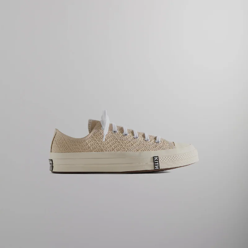 Kith for Converse Chuck Taylor All Star 1970 Ox - Egret / White / Black Wave