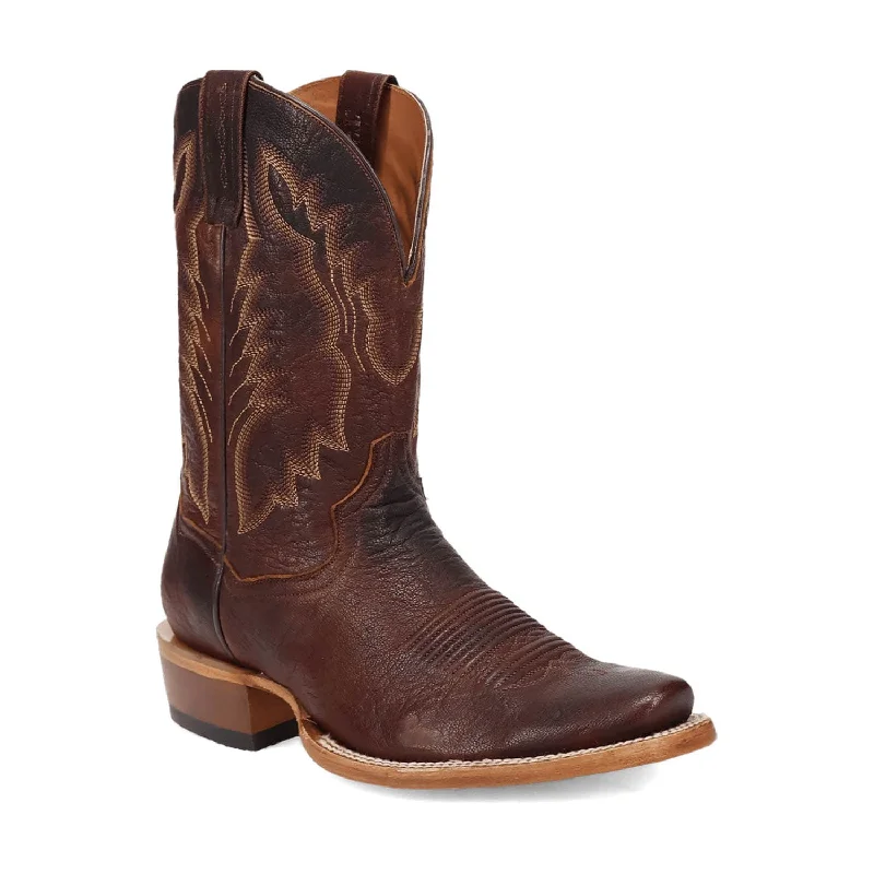 Dan Post Mens Boerne Cognac Leather Cowboy Boots