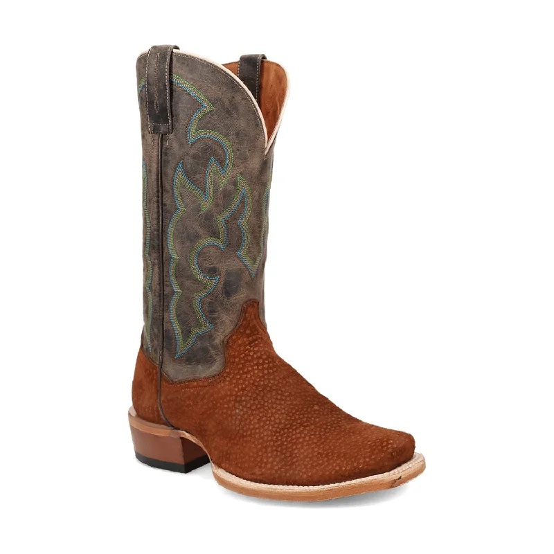 Dan Post Mens Cappy Tan/Brown Carpincho Cowboy Boots