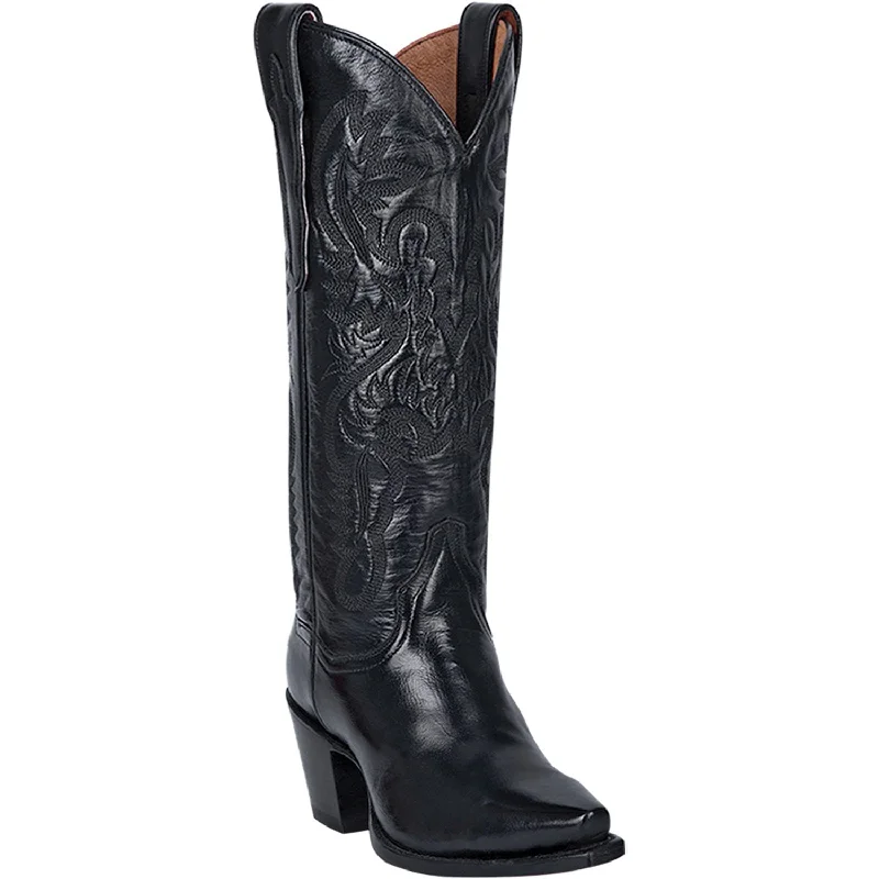 Dan Post Womens Maria Cowboy Boots Leather Black