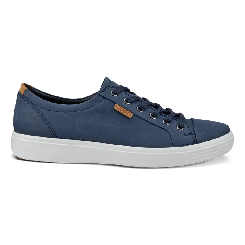 Ecco Men's Soft 7 Sneaker Marine/Lion Nubuck