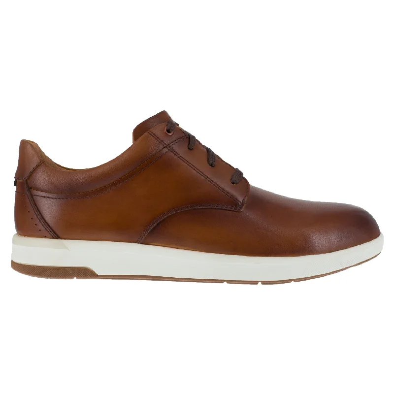 Florsheim Mens Cognac Leather Work Shoes Crossover Low Oxford ST