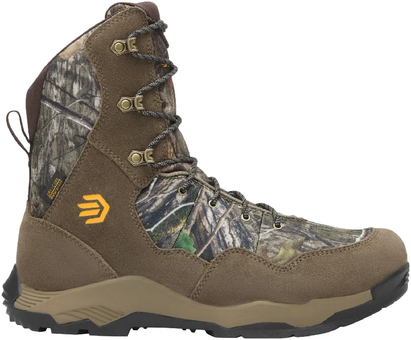 Lacrosse Mens Ridgeback 800G Mossy Oak Country DNA Suede Hunting Boots