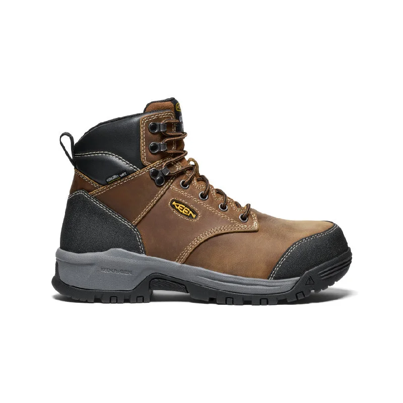 Men's Evanston 6" Waterproof Boot INT MET (Carbon Toe)  |  Bison/Black