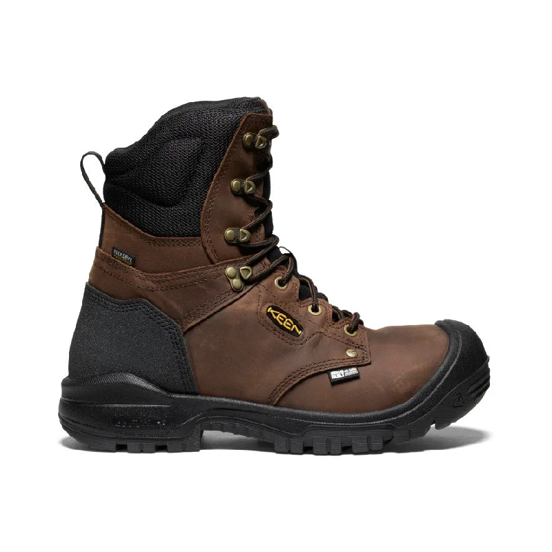 Men's Independence 8" Waterproof Boot (Soft Toe)  |  Dark Earth/Black