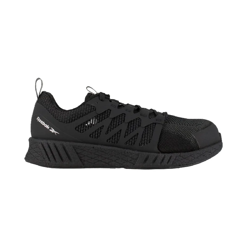 Men's Versatile Shoes Reebok Mens Black Textile Work Shoes Fusion Flexweave Oxford CT 4.5 W