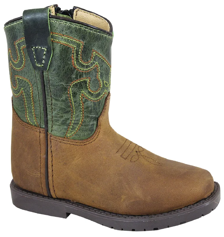 Men's Temperature-Regulating Boots Smoky Mountain Toddler Boys Autry Brown/Green Leather Cowboy Boots Men's Temperature-Regulating Boots Smoky Mountain Toddler Boys Autry Brown/Green Leather Cowboy Boots